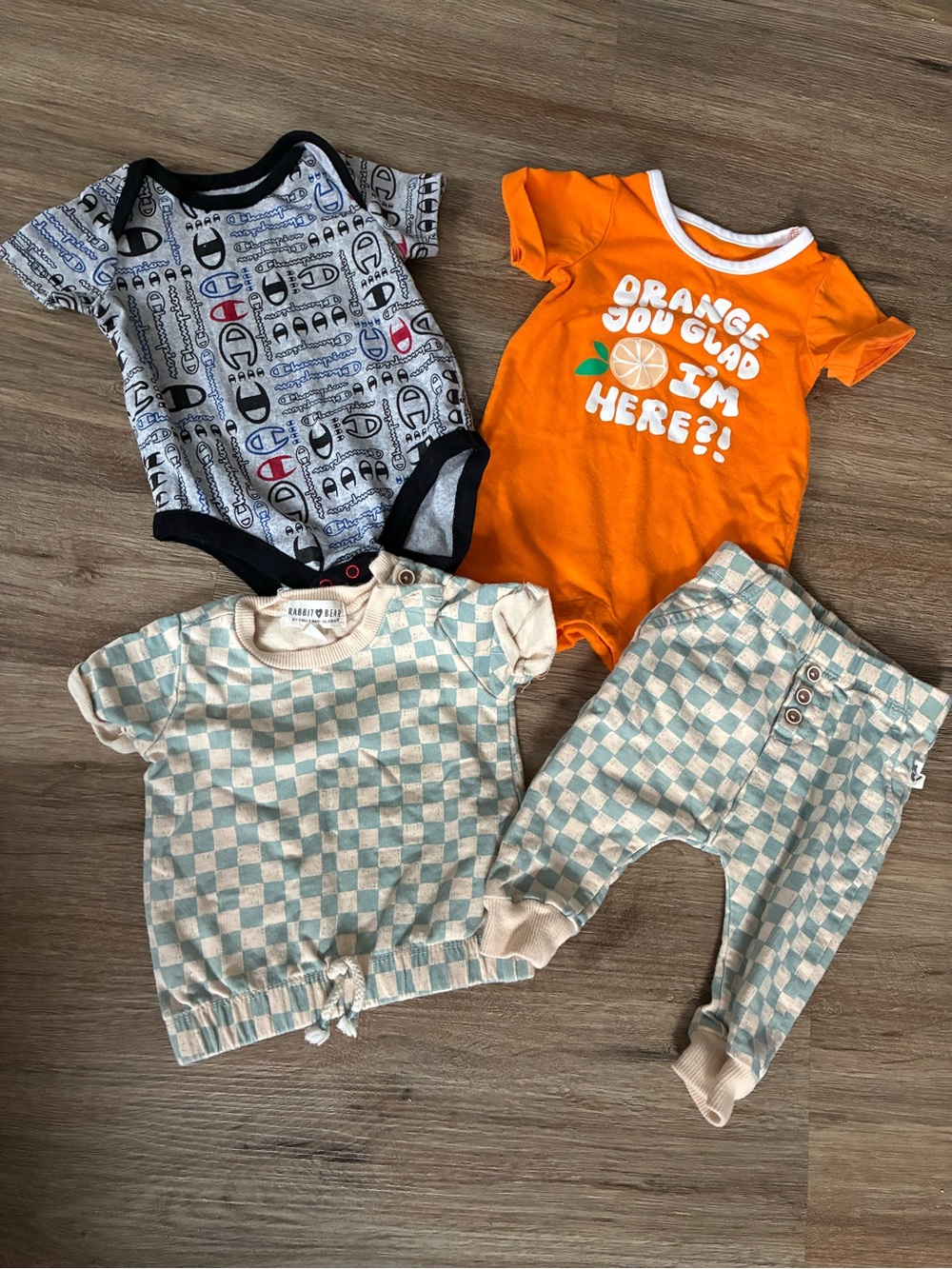 Baby Boy Onesie and 2 Piece Bundle | size 0-3M & 3M
